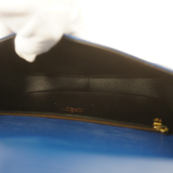 LOUIS VUITTONAuth Epi Sun Crew M52195 Women's Shoulder Bag Toledo Blue - Picture 4 of 10